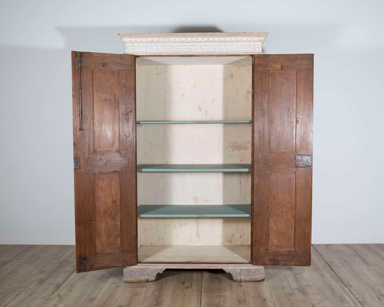 Neoclassical Painted Wardrobe, Marche Region, Circa 1790 - JAA