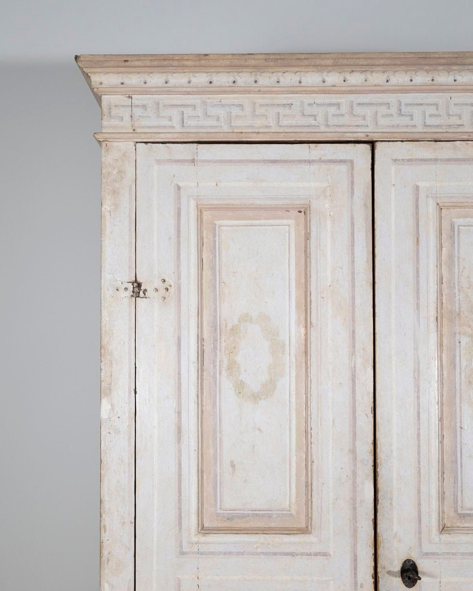 Neoclassical Painted Wardrobe, Marche Region, Circa 1790 - JAA