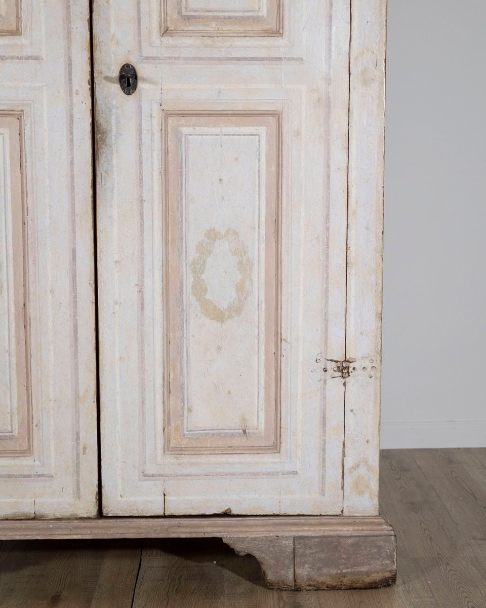 Neoclassical Painted Wardrobe, Marche Region, Circa 1790 - JAA