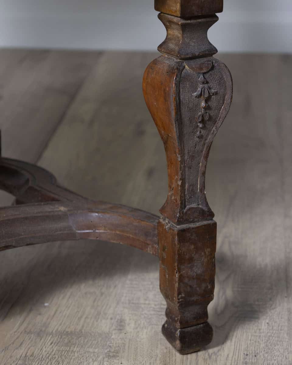 Pair of 18th Century Italian Walnut Arm Chairs - JAA