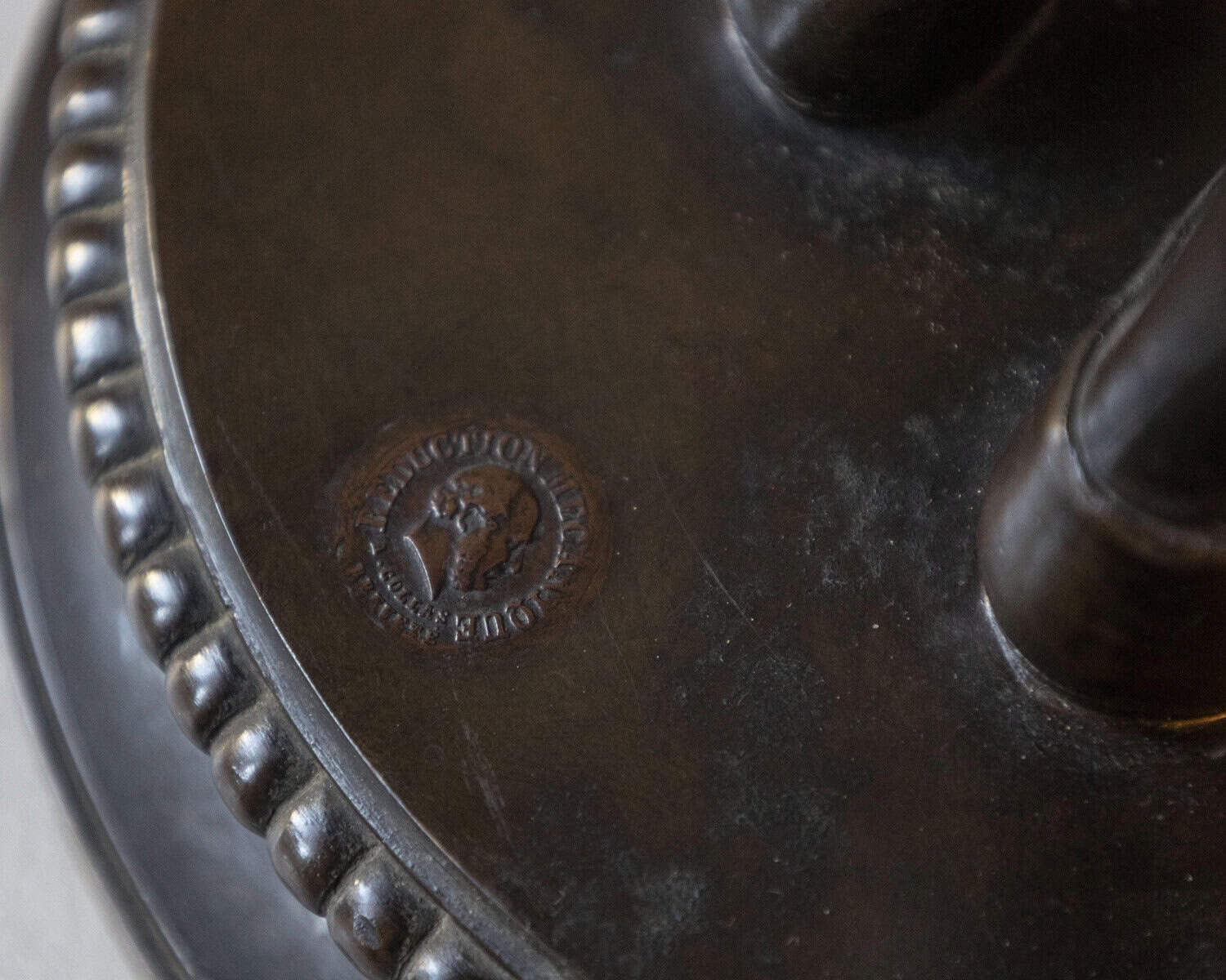 Paul Dubois, “Florentine Singer,” 1865 — Bronze by F. Barbedienne Foundry - JAA