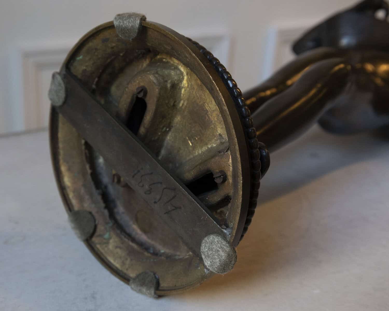 Paul Dubois, “Florentine Singer,” 1865 — Bronze by F. Barbedienne Foundry - JAA