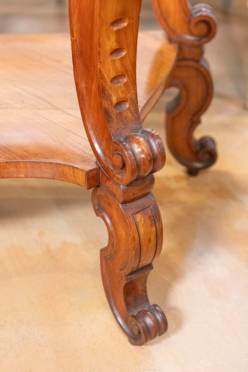 19th Century Pair of Italian Louis Philippe Consoles Circa 1860 - JAA