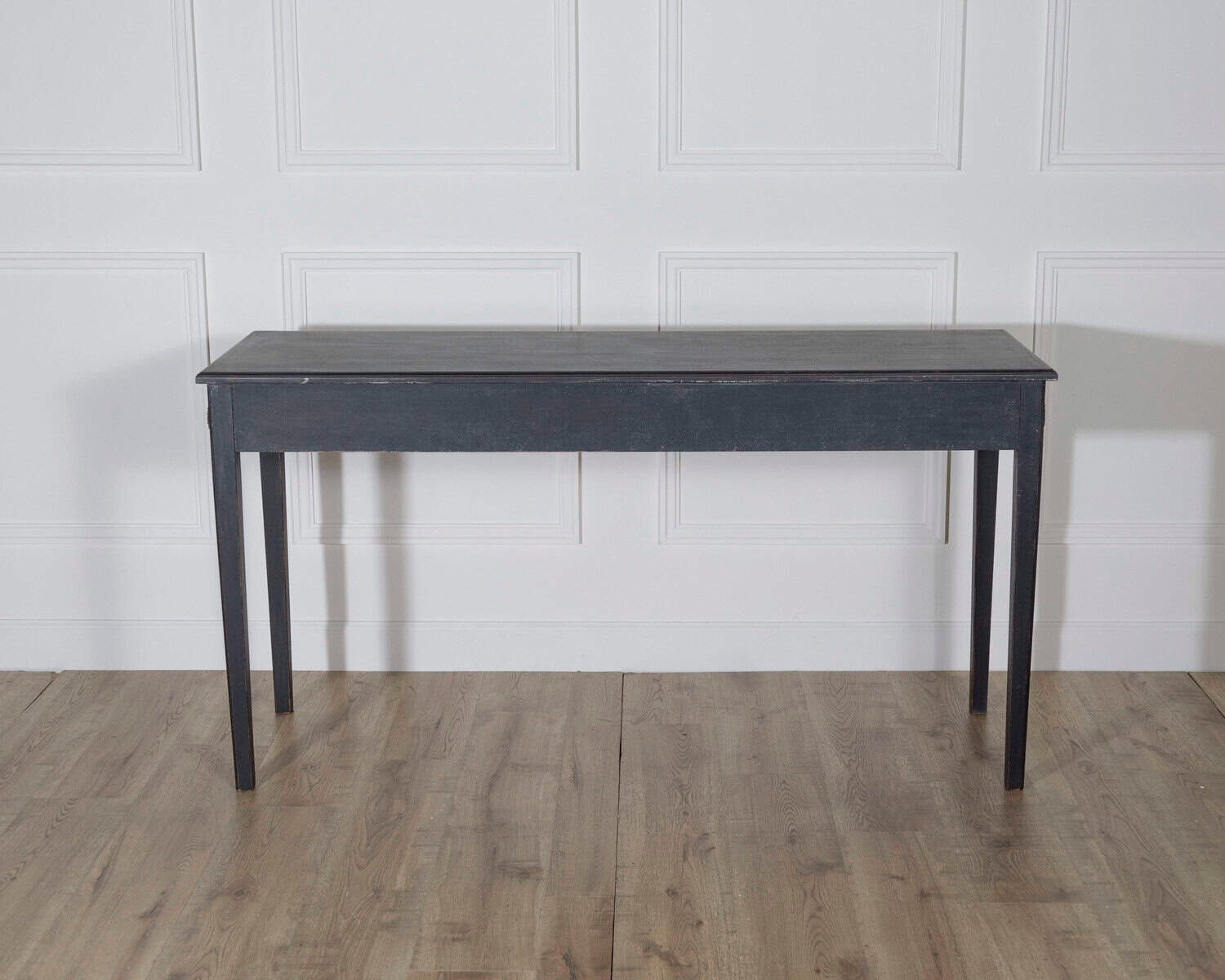 ON HOLD - Midcentury Painted Console Table with Drawers and Brass Details, circa 1960 - JAA