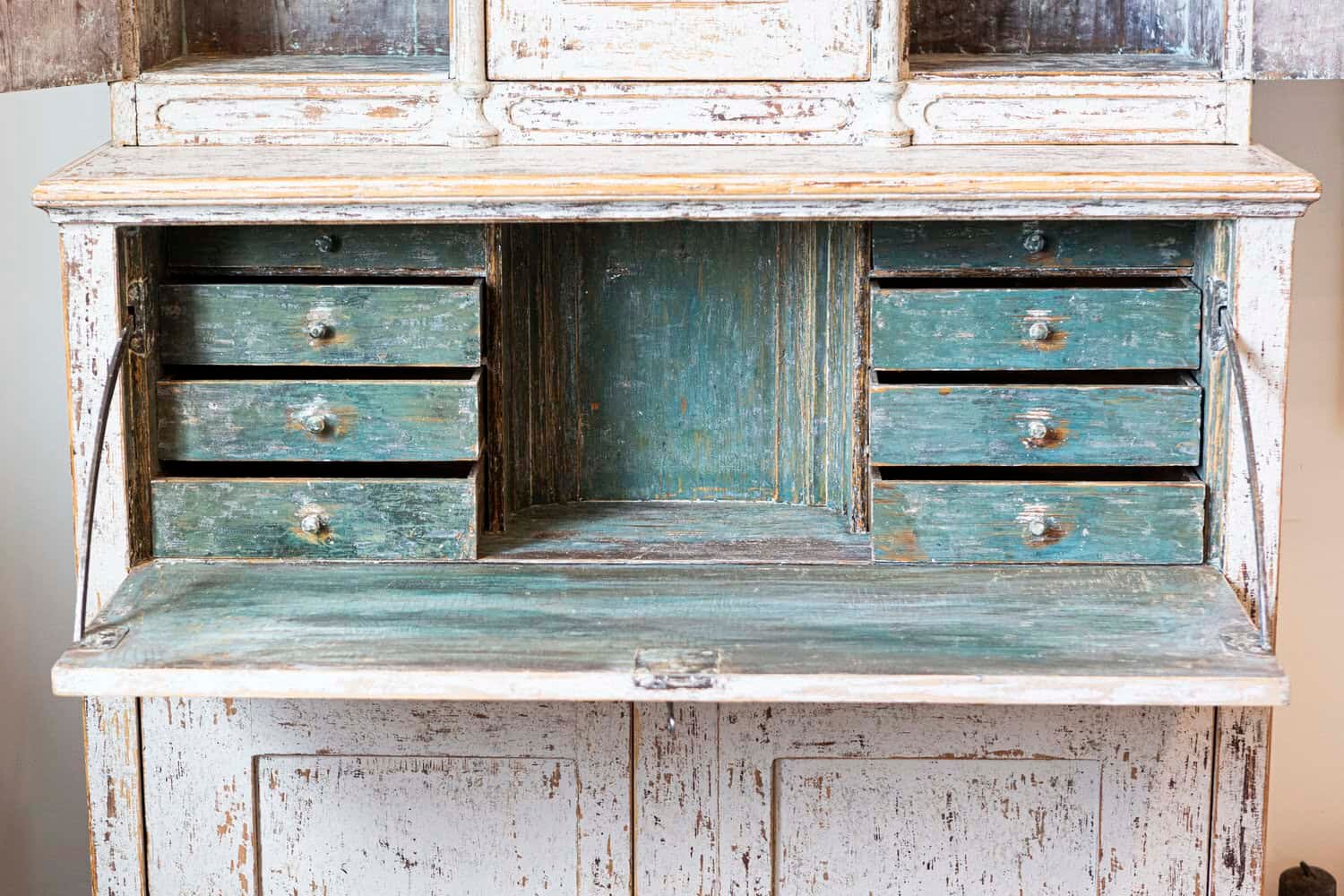 19th Century Swedish Clock Secretary Circa 1820 - JAA