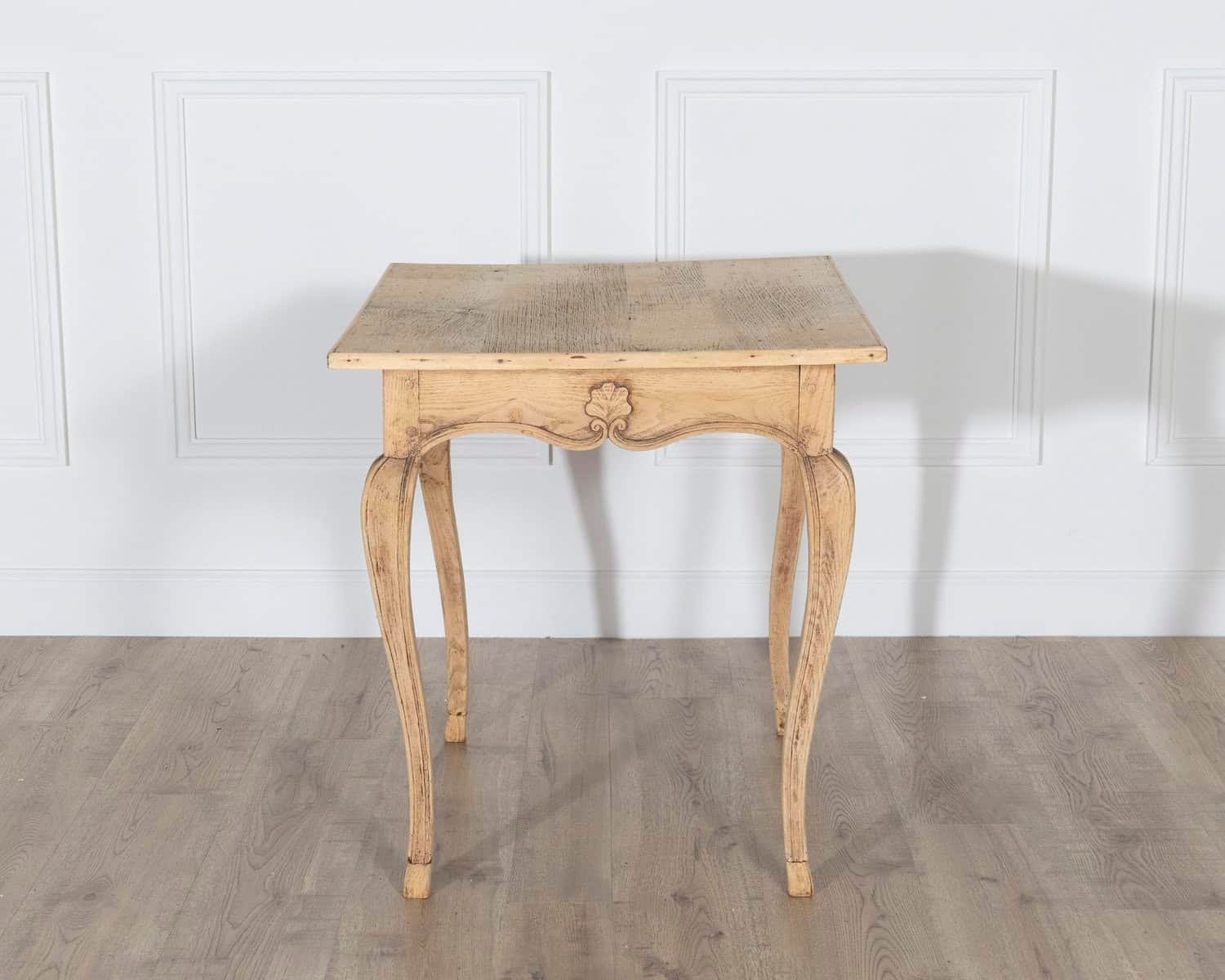 Louis XV Style Writing Table in Natural Oak, 19th Century - JAA