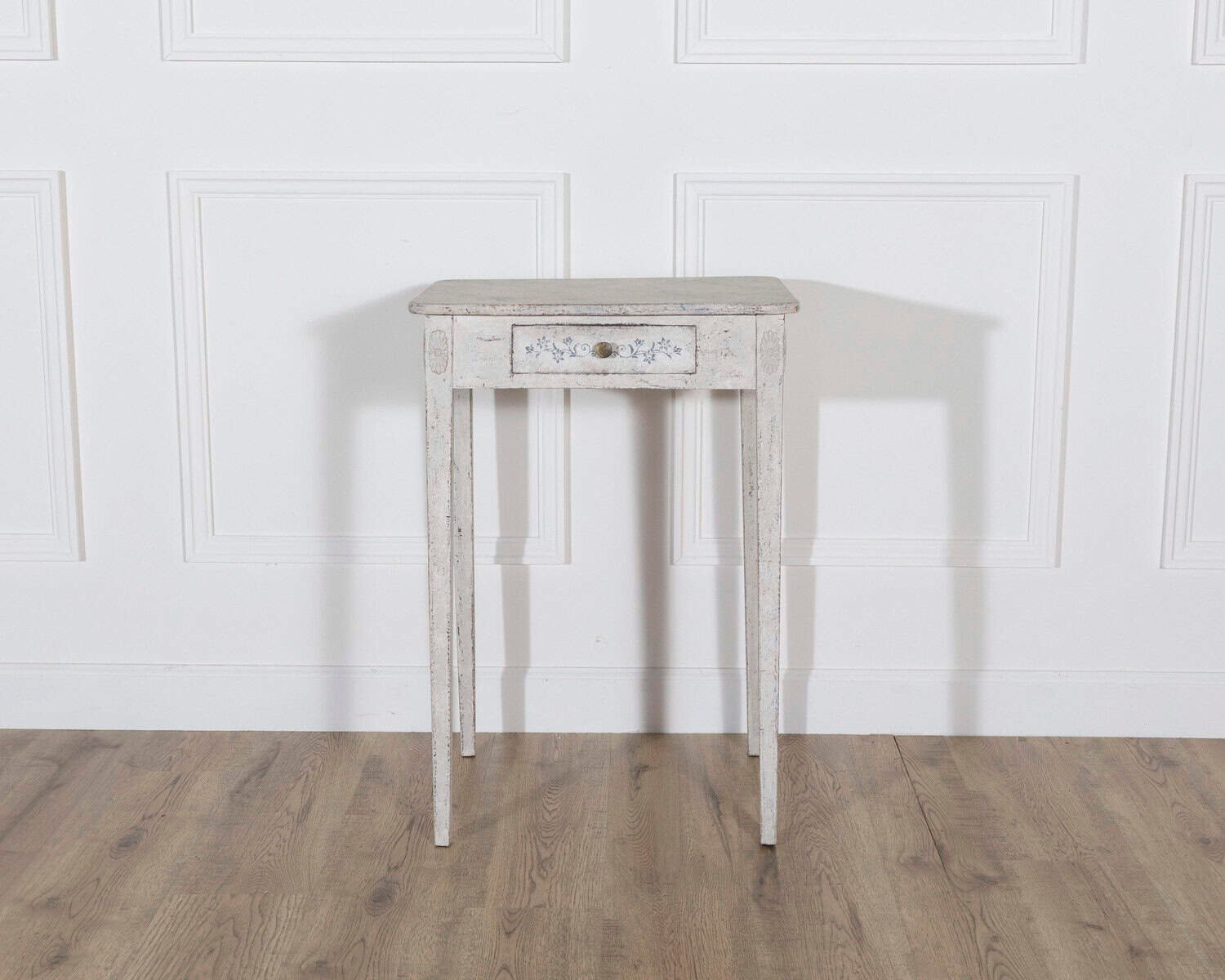 Swedish Painted Console Table with Drawer, circa 1880 - JAA