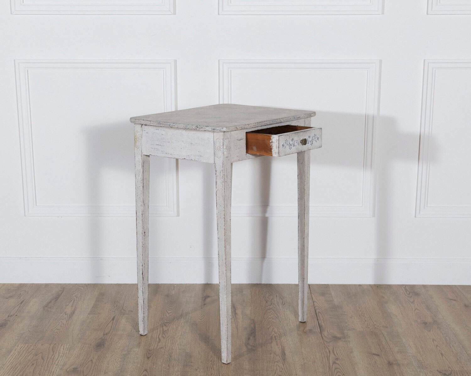 Swedish Painted Console Table with Drawer, circa 1880 - JAA