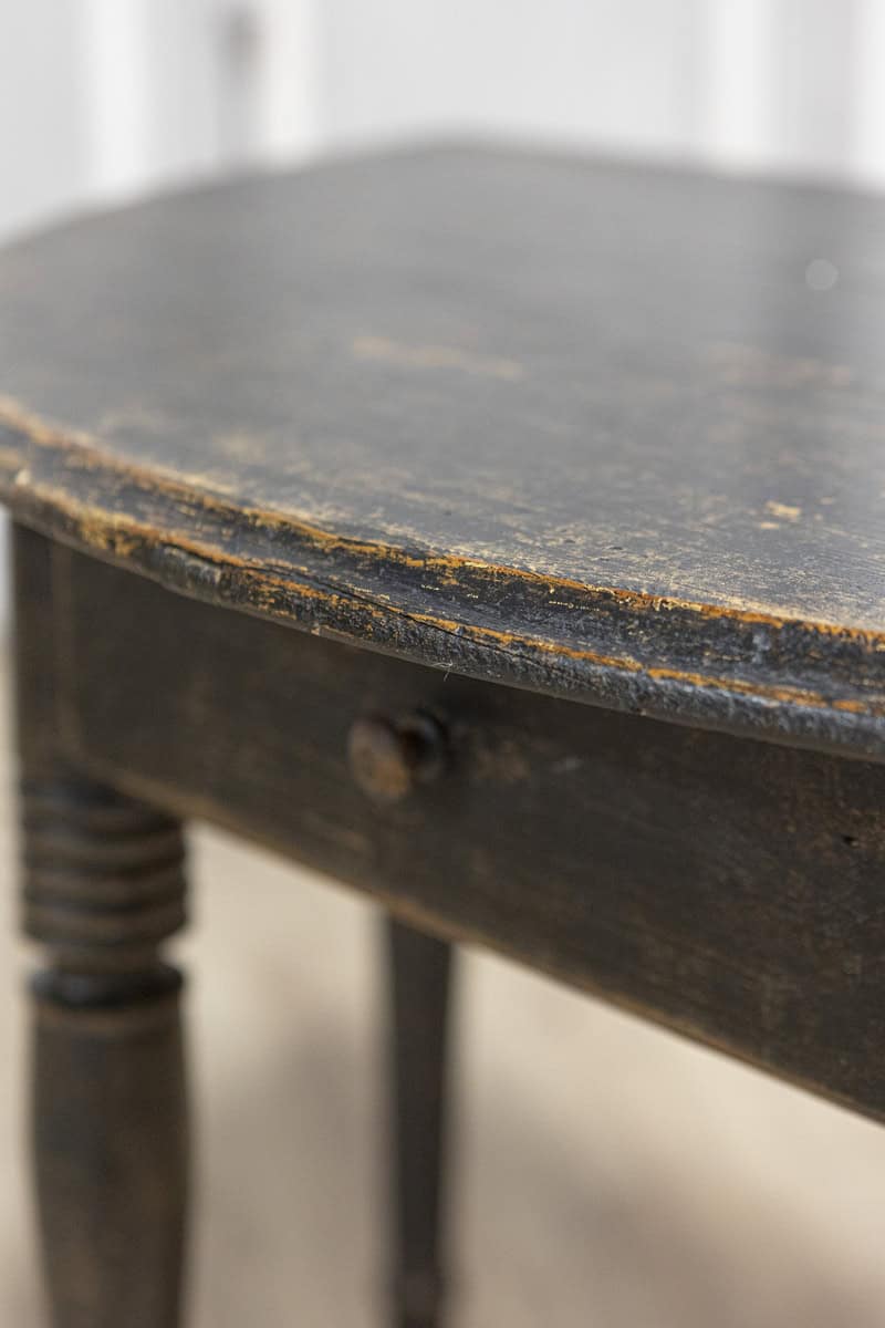 19th Century Swedish Demi Lune Console Table Circa 1860 - JAA