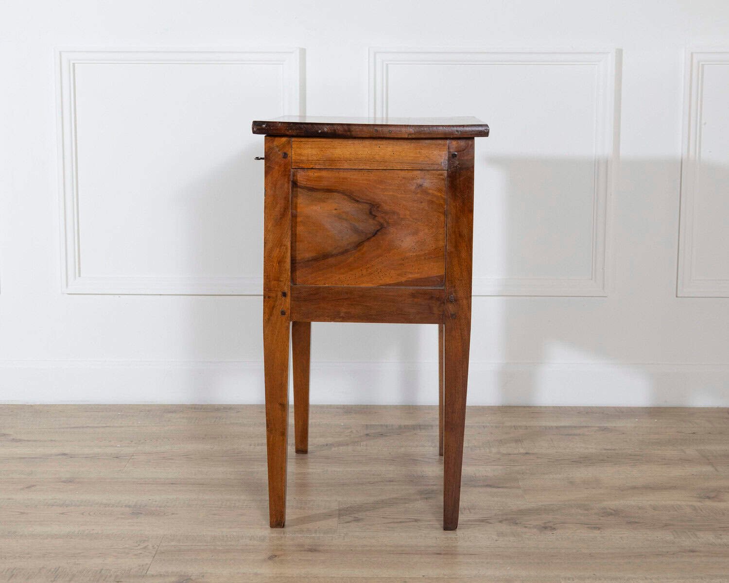 19th Century Small Louis XVI–Style Walnut Chest with Two Drawers - JAA