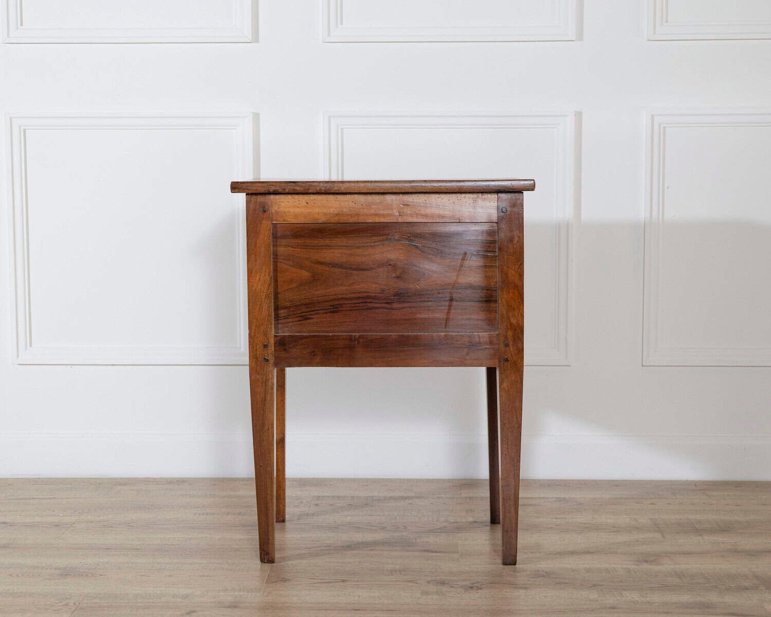 19th Century Small Louis XVI–Style Walnut Chest with Two Drawers - JAA