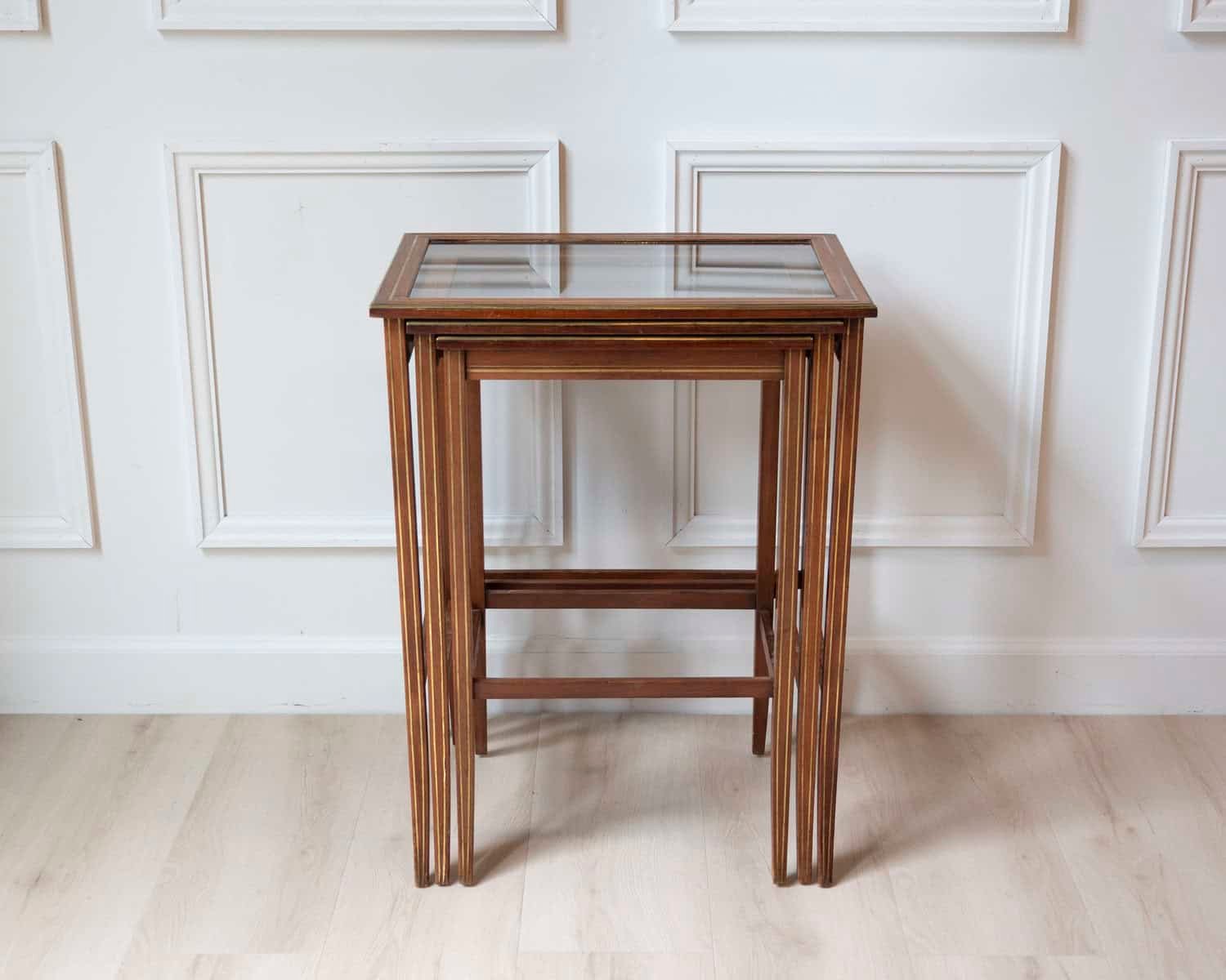 Mahogany Nesting Tables - JAA