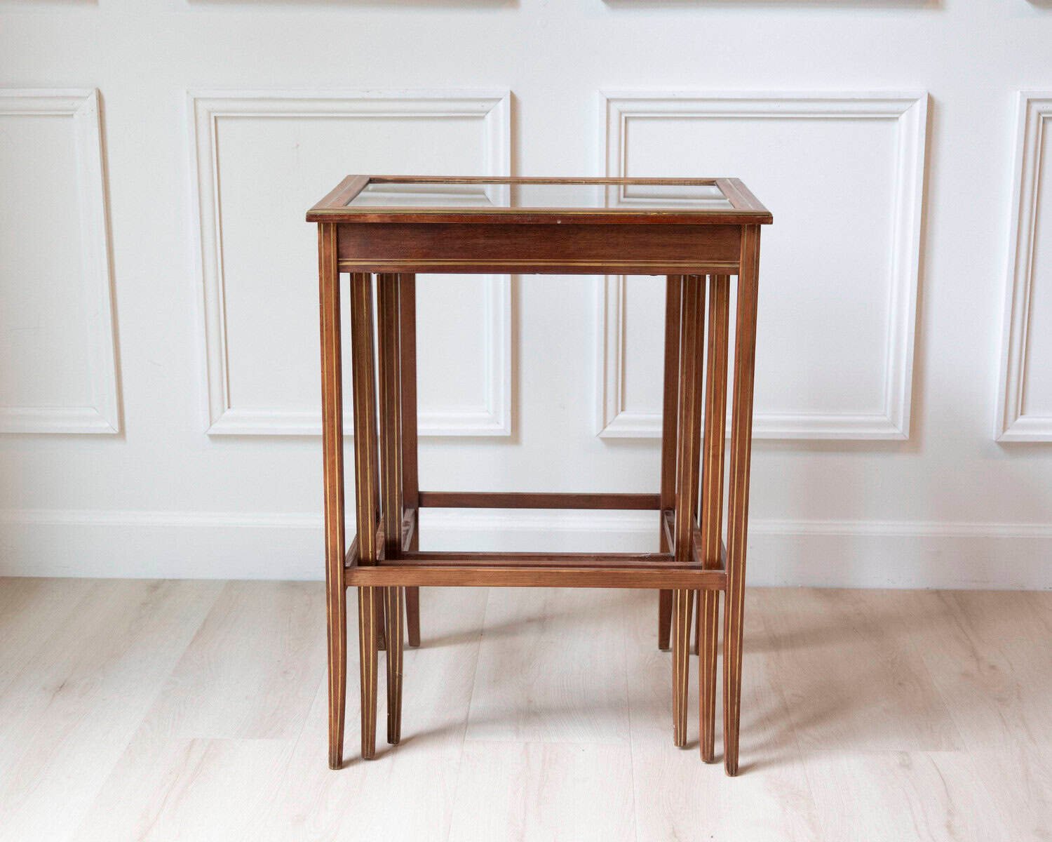 Mahogany Nesting Tables - JAA