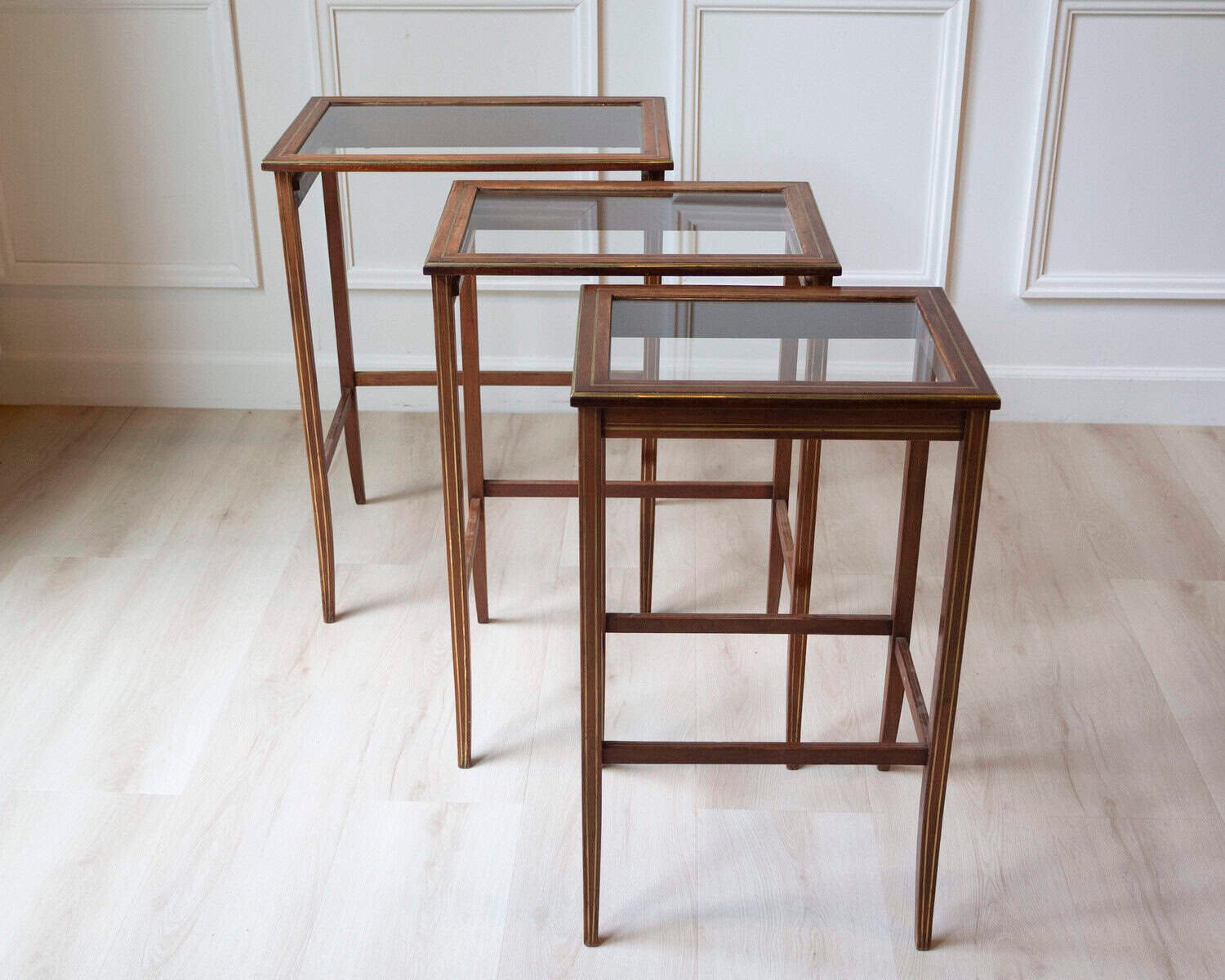 Mahogany Nesting Tables - JAA