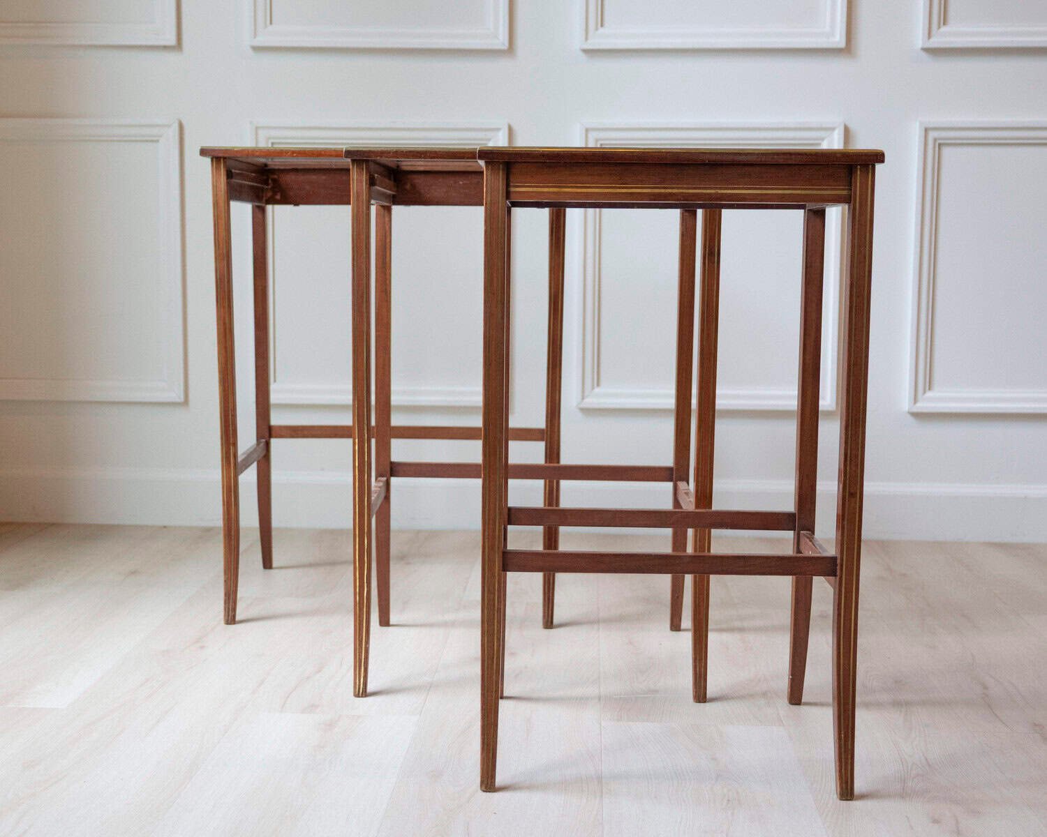 Mahogany Nesting Tables - JAA