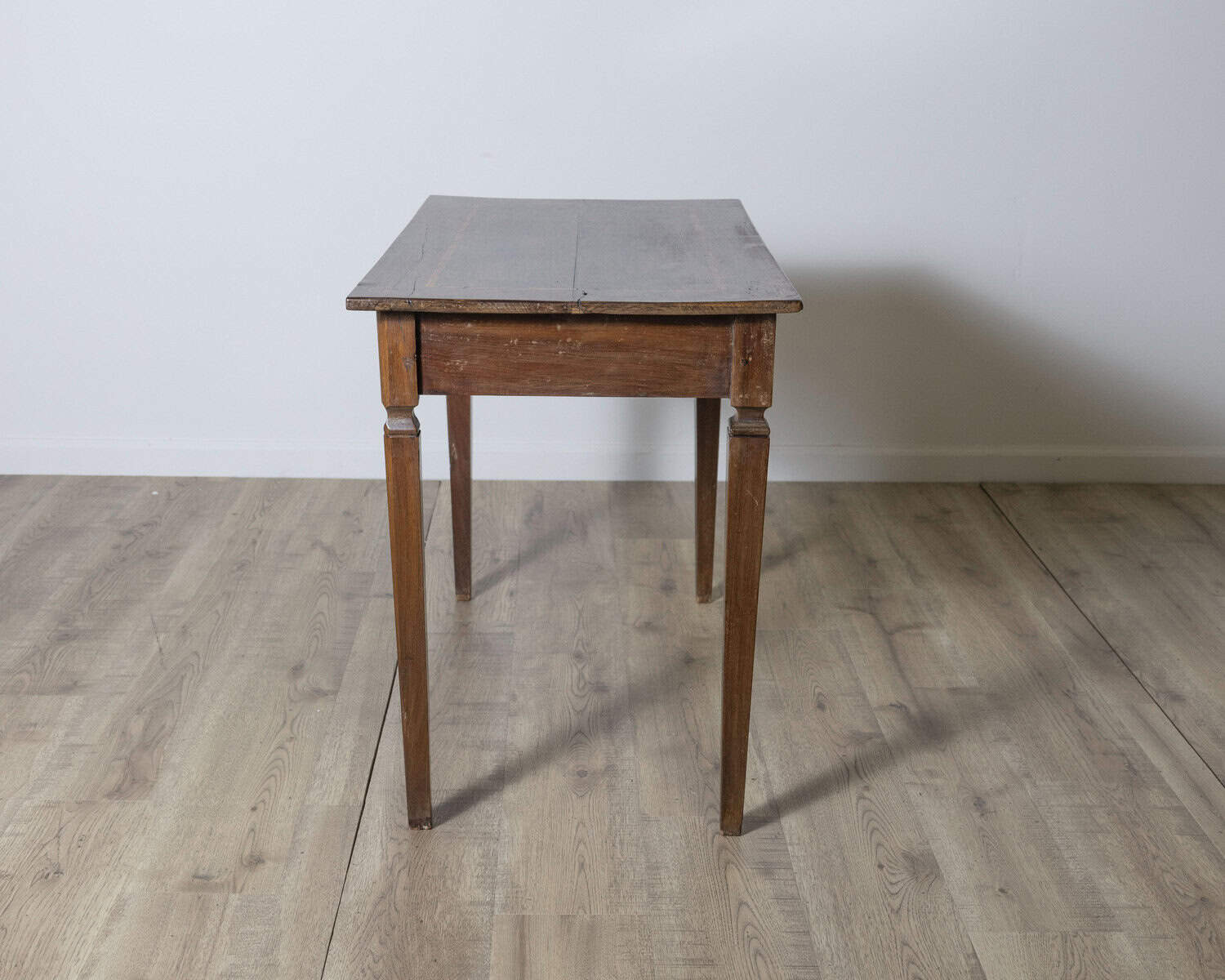 Louis XVI Walnut Table with Inlaid Top – Emilia, Late 18th Century - JAA
