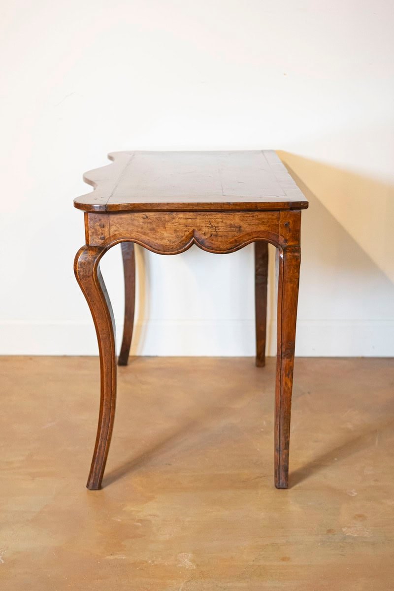 French 18th Century Louis XV Period Provençale Console Table with Fleur-de-Lys - JAA