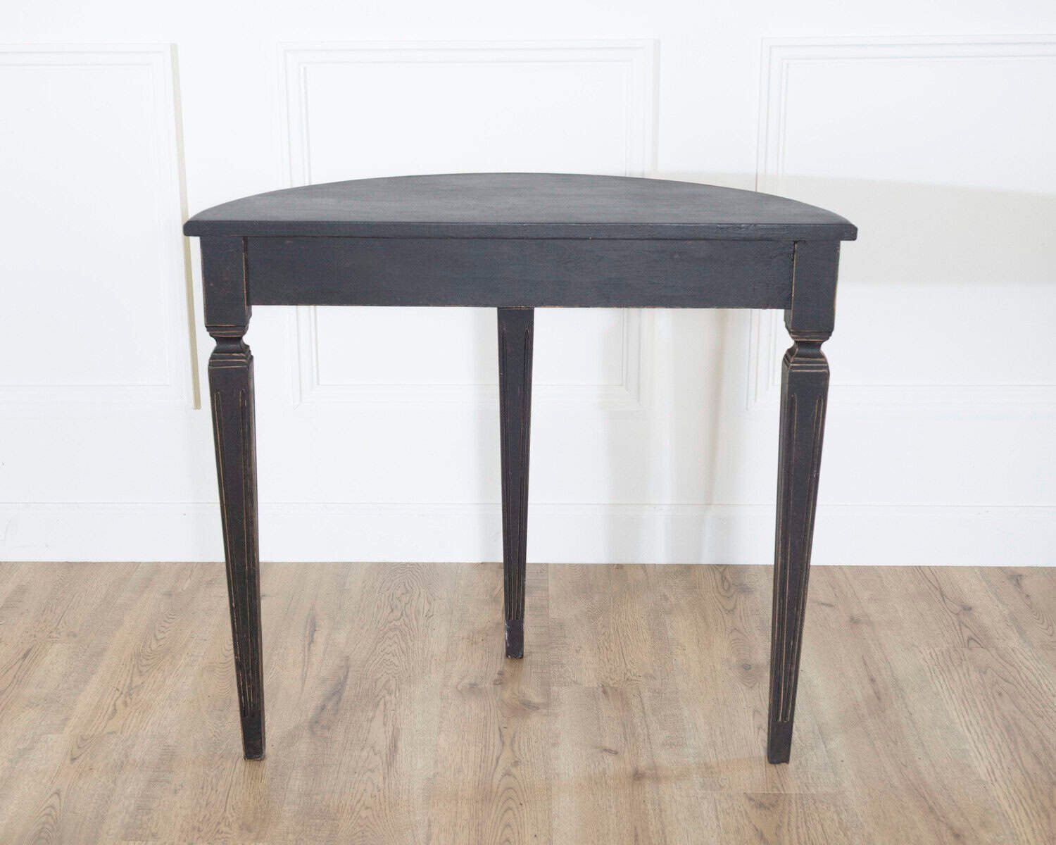 Pair of Swedish Painted Demi-Lune Consoles, ca. 1880 - JAA