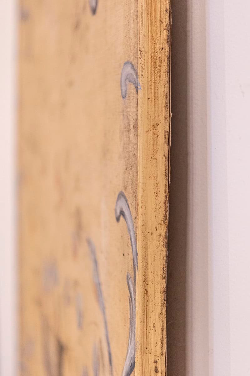 Pair of French 18th Century Hand-Painted Decorative Panels with Fruits and Birds - JAA