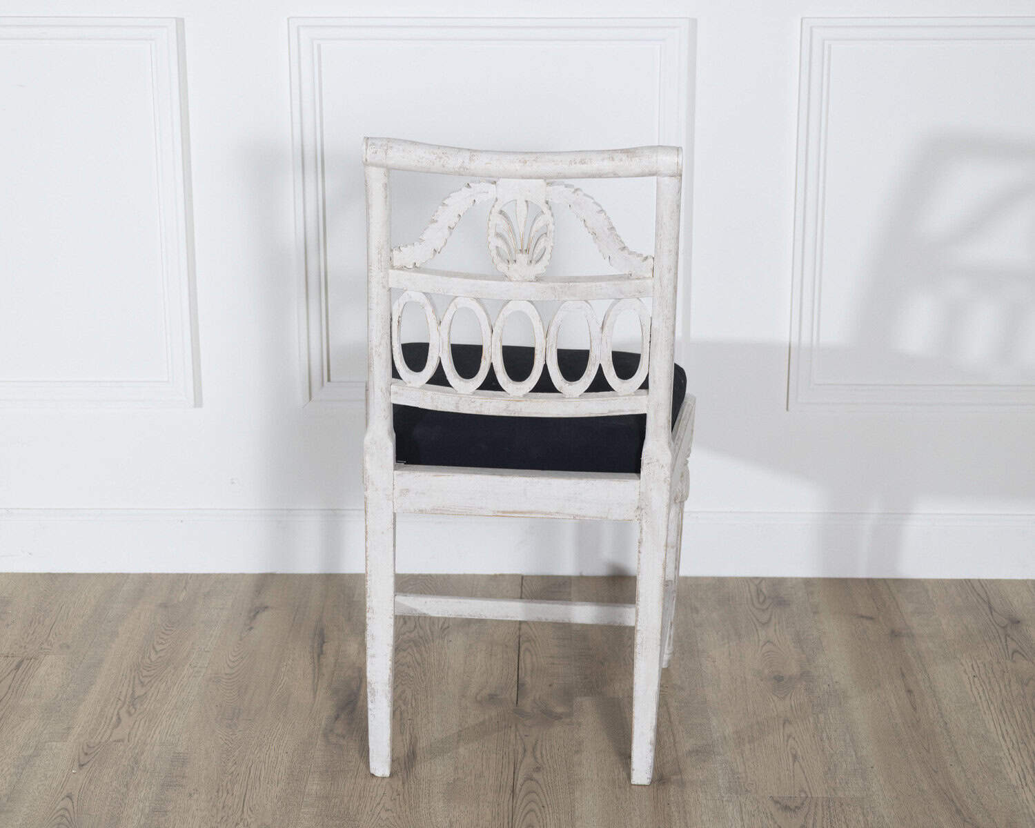 Set of Eight Swedish Gustavian Dining Chairs, circa 1820 - JAA
