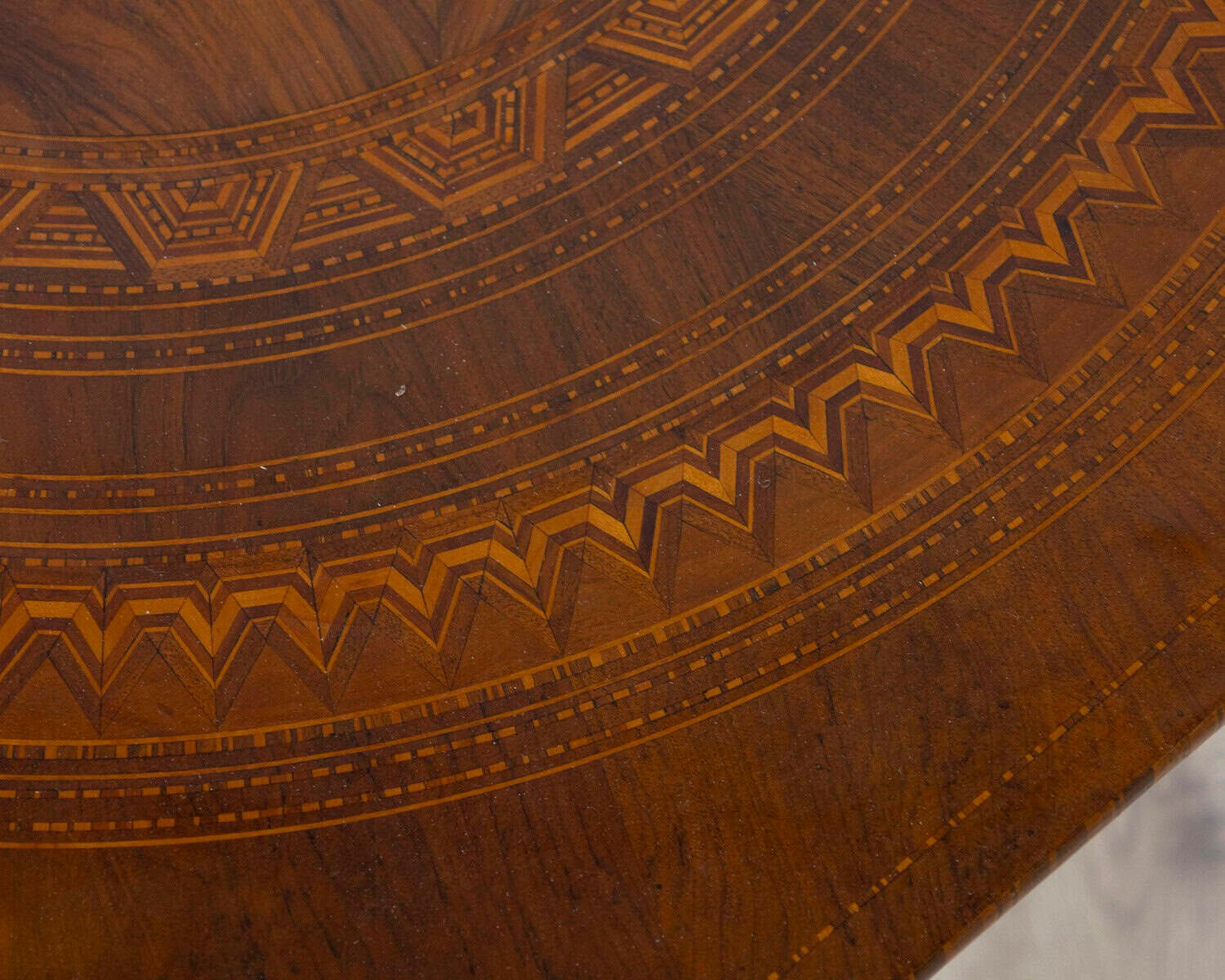 Sorrento Octagonal Inlaid Table, Italy, 19th Century - JAA