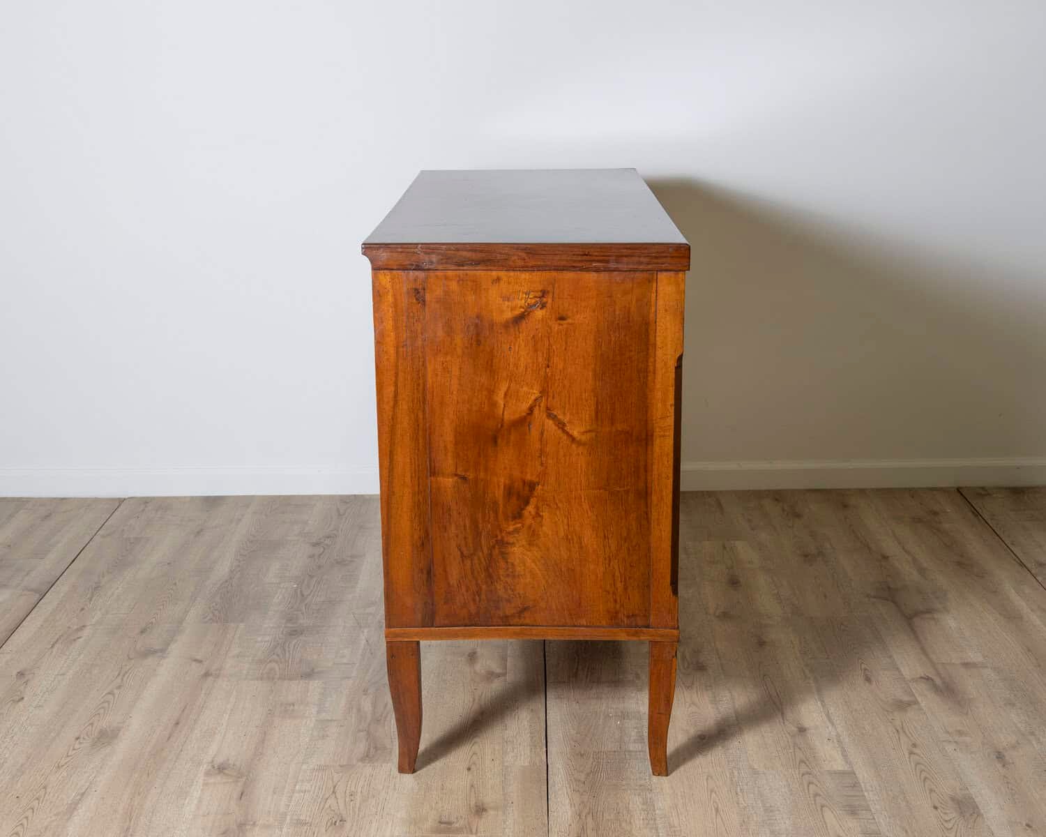 Antique Directoire period chest of drawers in walnut - Italy 18th century - JAA