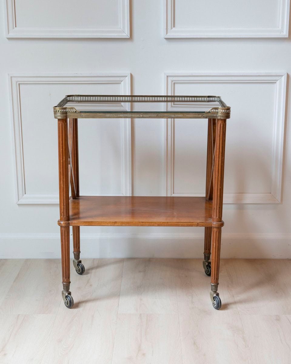 Mahogany Rolling Table - JAA