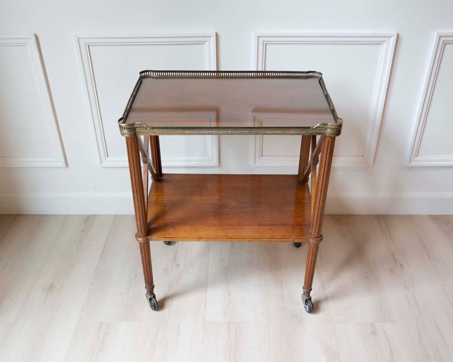 Mahogany Rolling Table - JAA