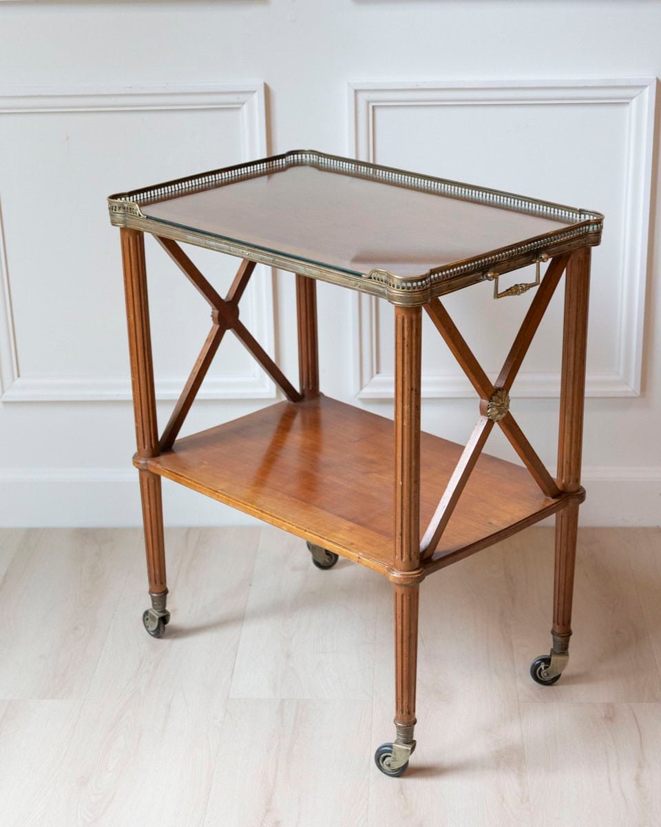 Mahogany Rolling Table - JAA