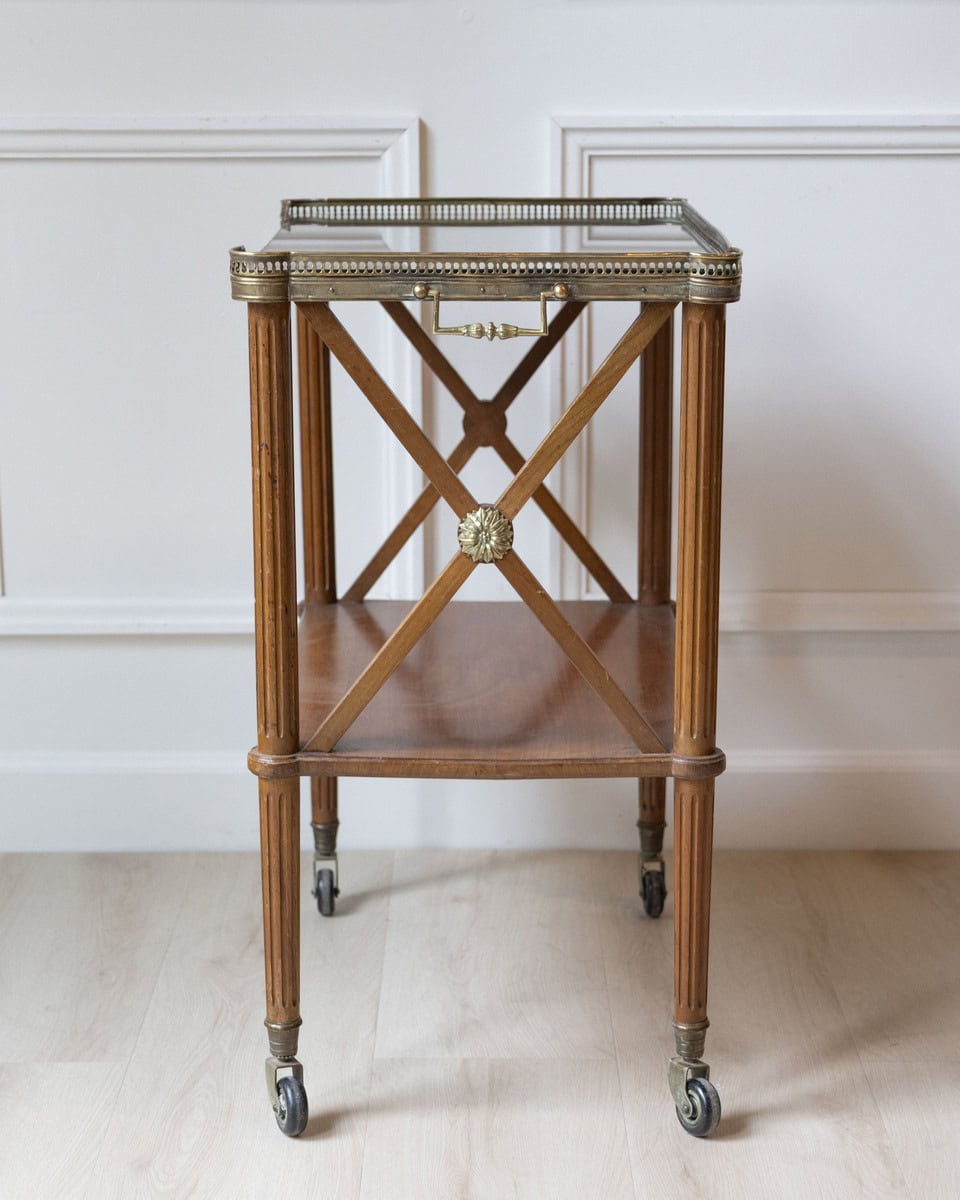 Mahogany Rolling Table - JAA