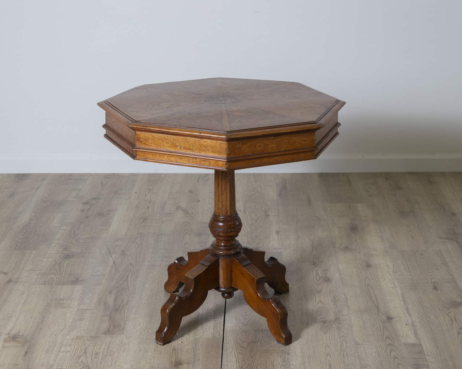 Early 19th century Inlaid Walnut Italian Side Table - JAA