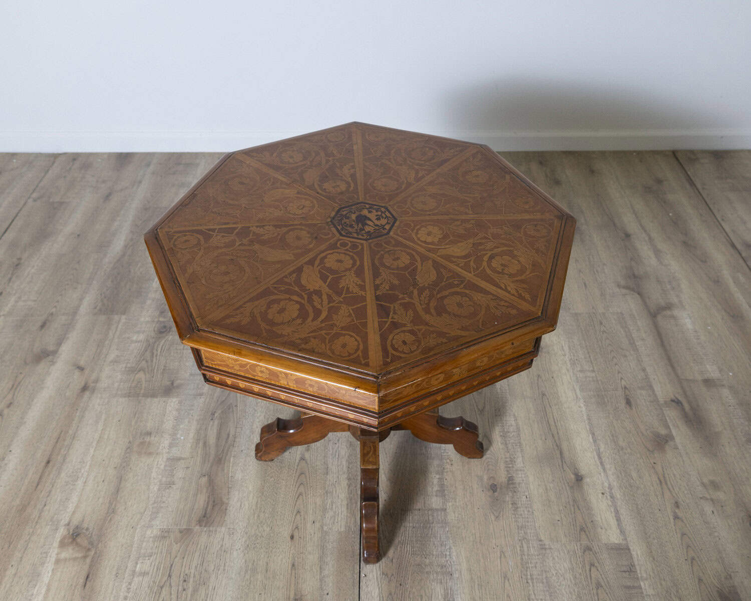 Early 19th century Inlaid Walnut Italian Side Table - JAA