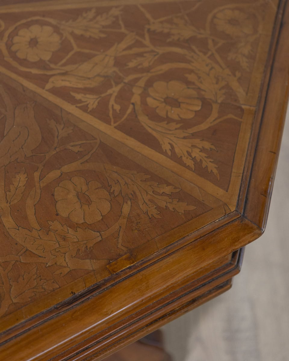 Early 19th century Inlaid Walnut Italian Side Table - JAA