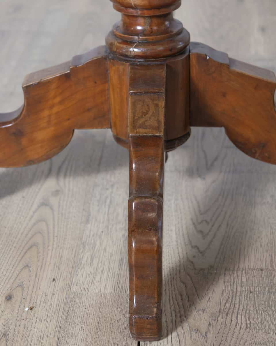 Early 19th century Inlaid Walnut Italian Side Table - JAA