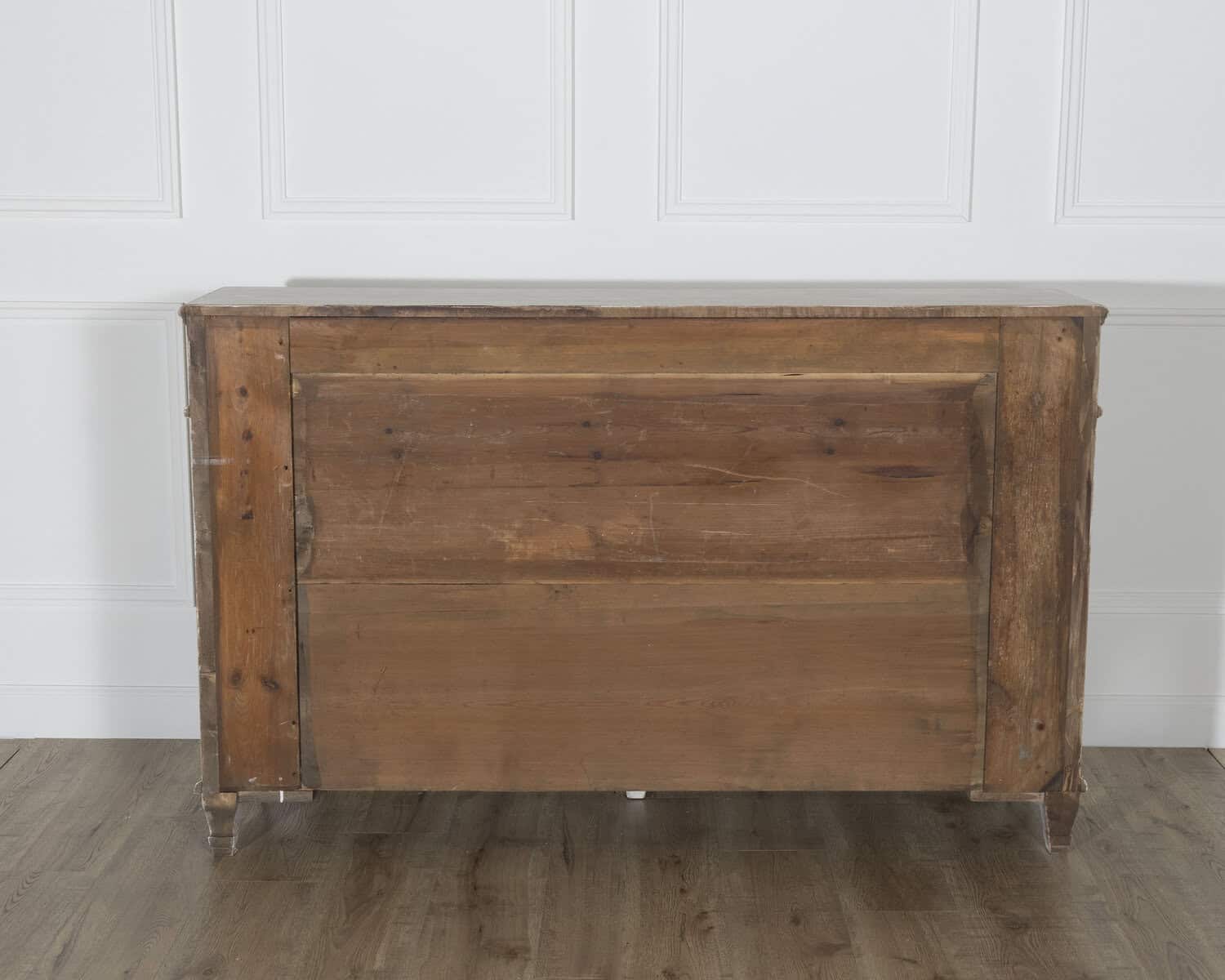 19th Century Swedish Painted Sideboard in Pine with Diamond Panel Doors - JAA