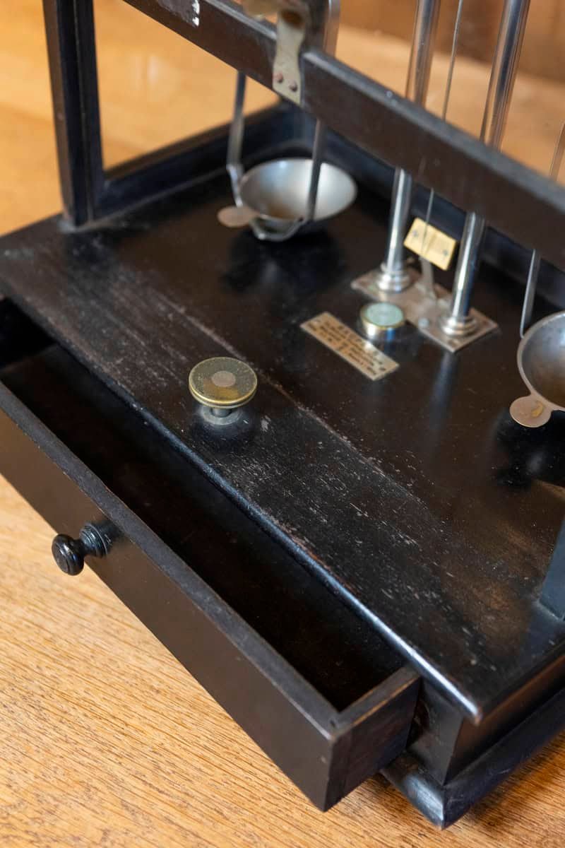 20th Century French Glass Case Scale - JAA