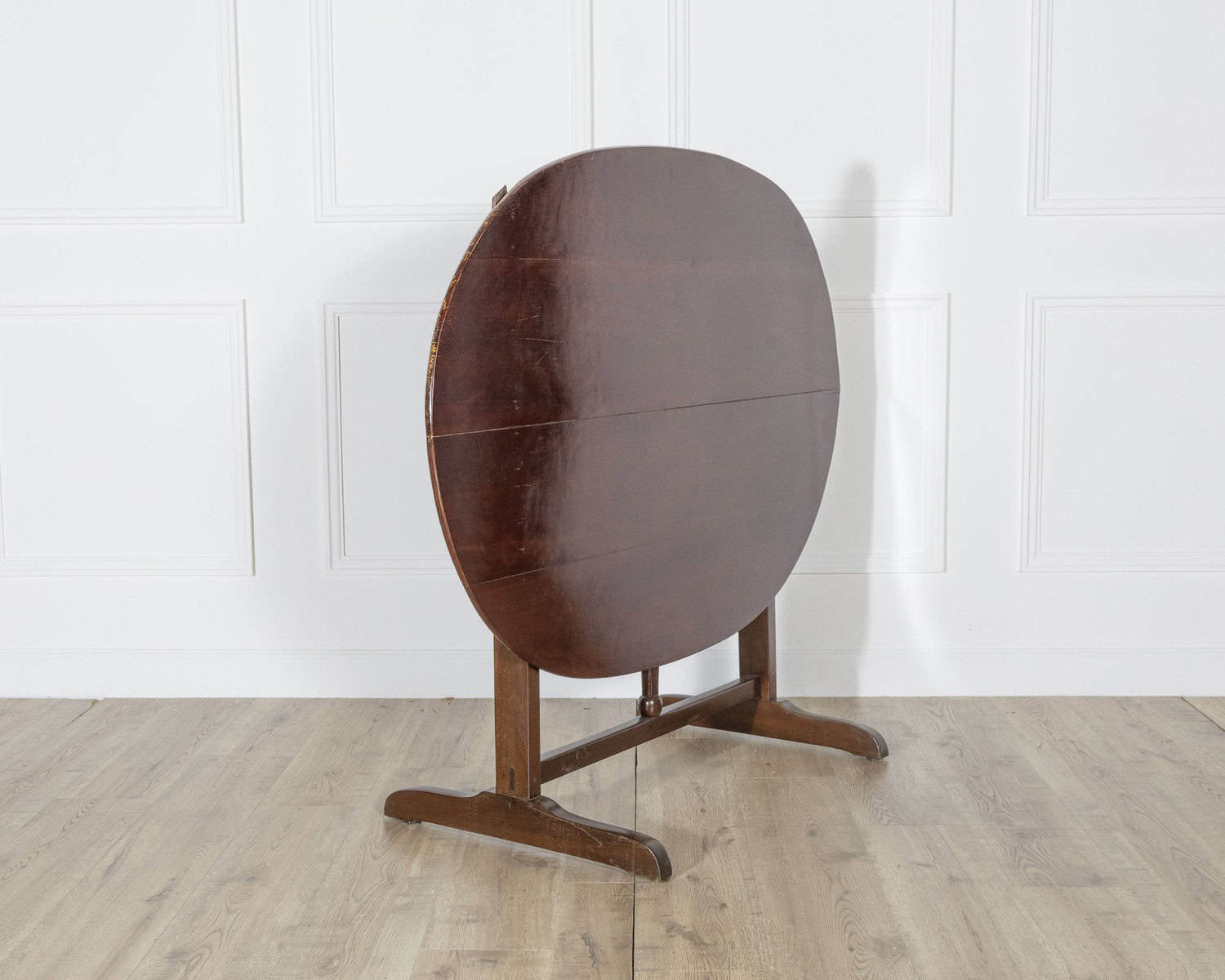 19th Century French Mahogany Winegrower’s Tilt-Top Table from Burgundy - JAA