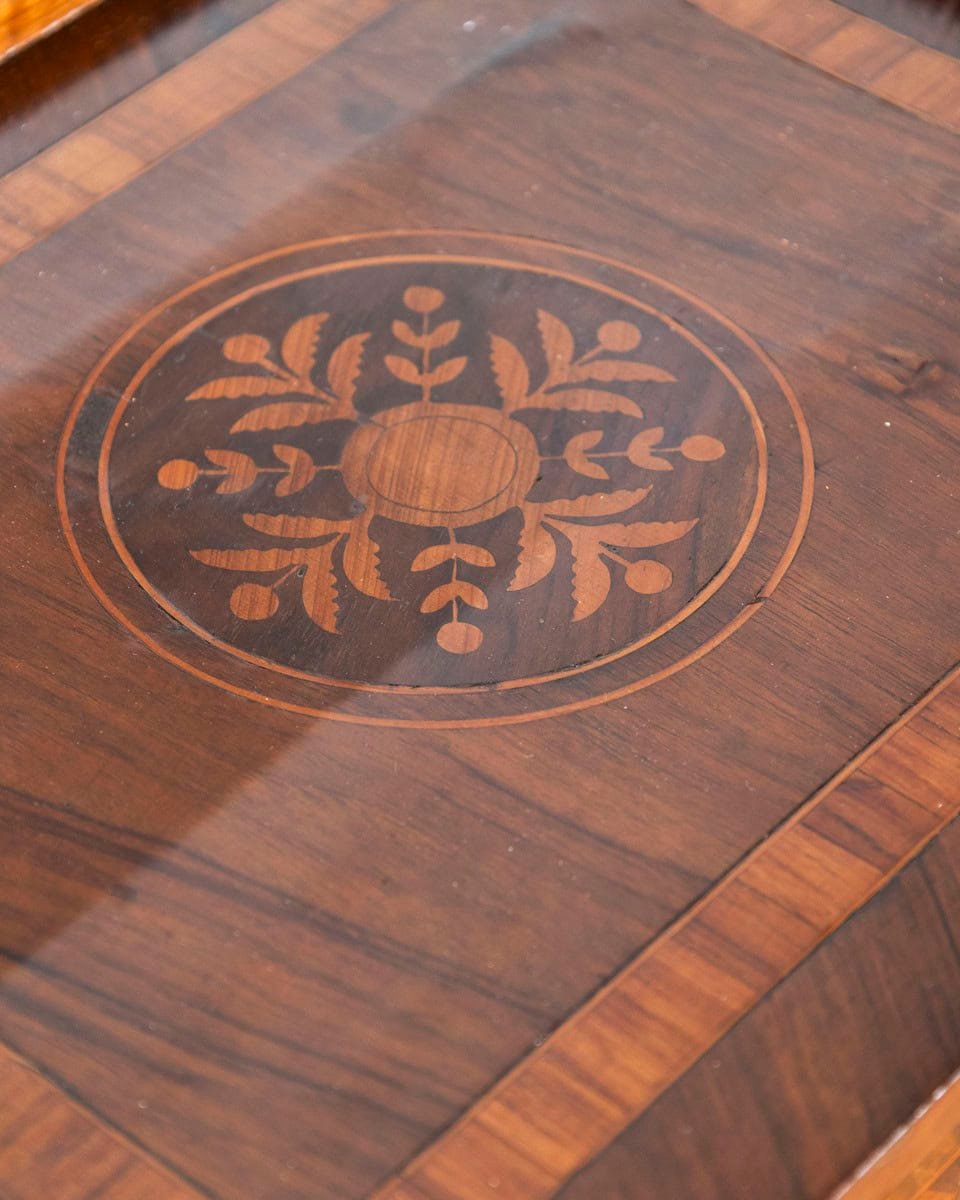 Second Half Of The 18th Century Inlayed And Veneered Neoclassic Bedside Tables - JAA