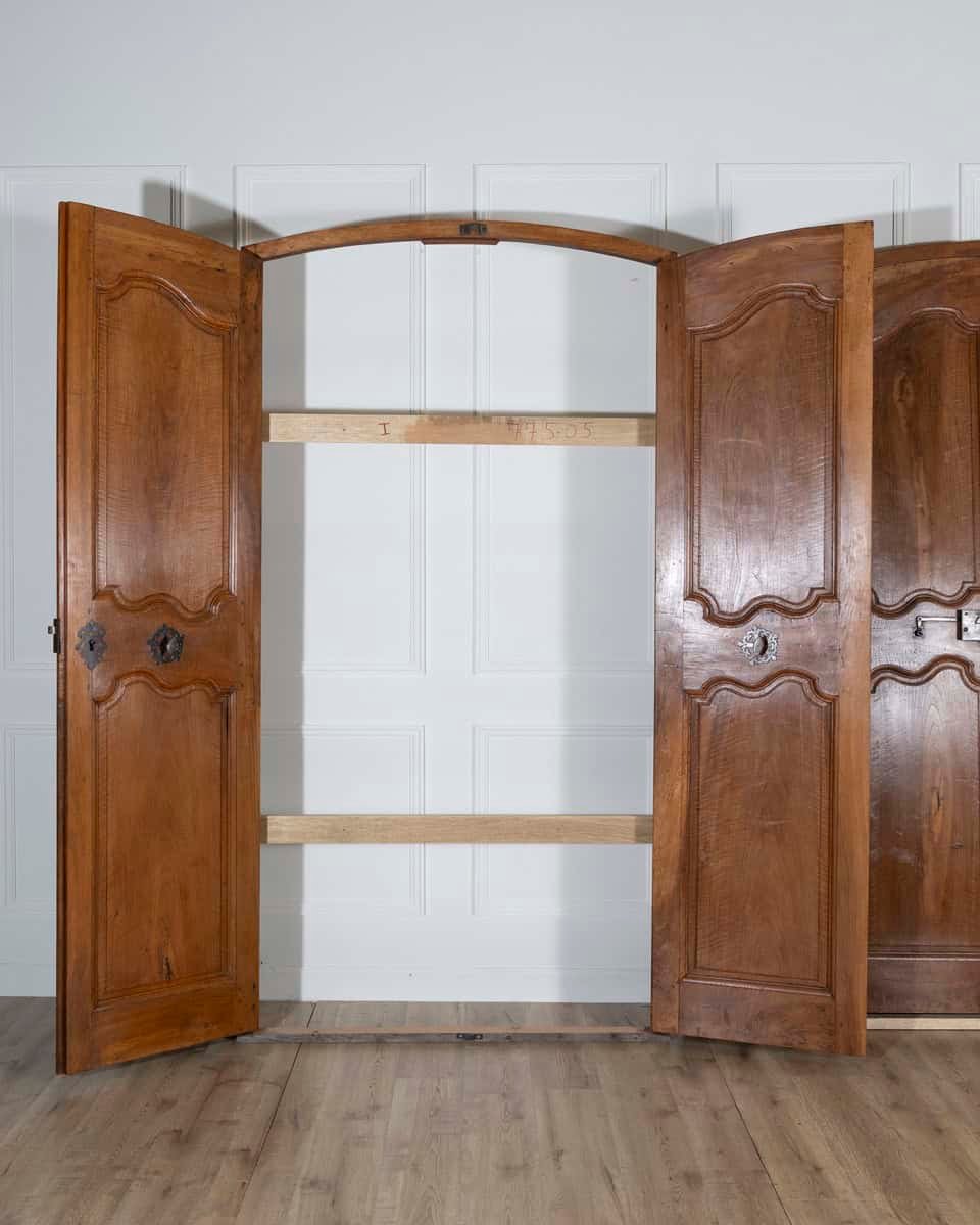 Two Pairs of 18th-Century French Walnut Communication Doors - JAA