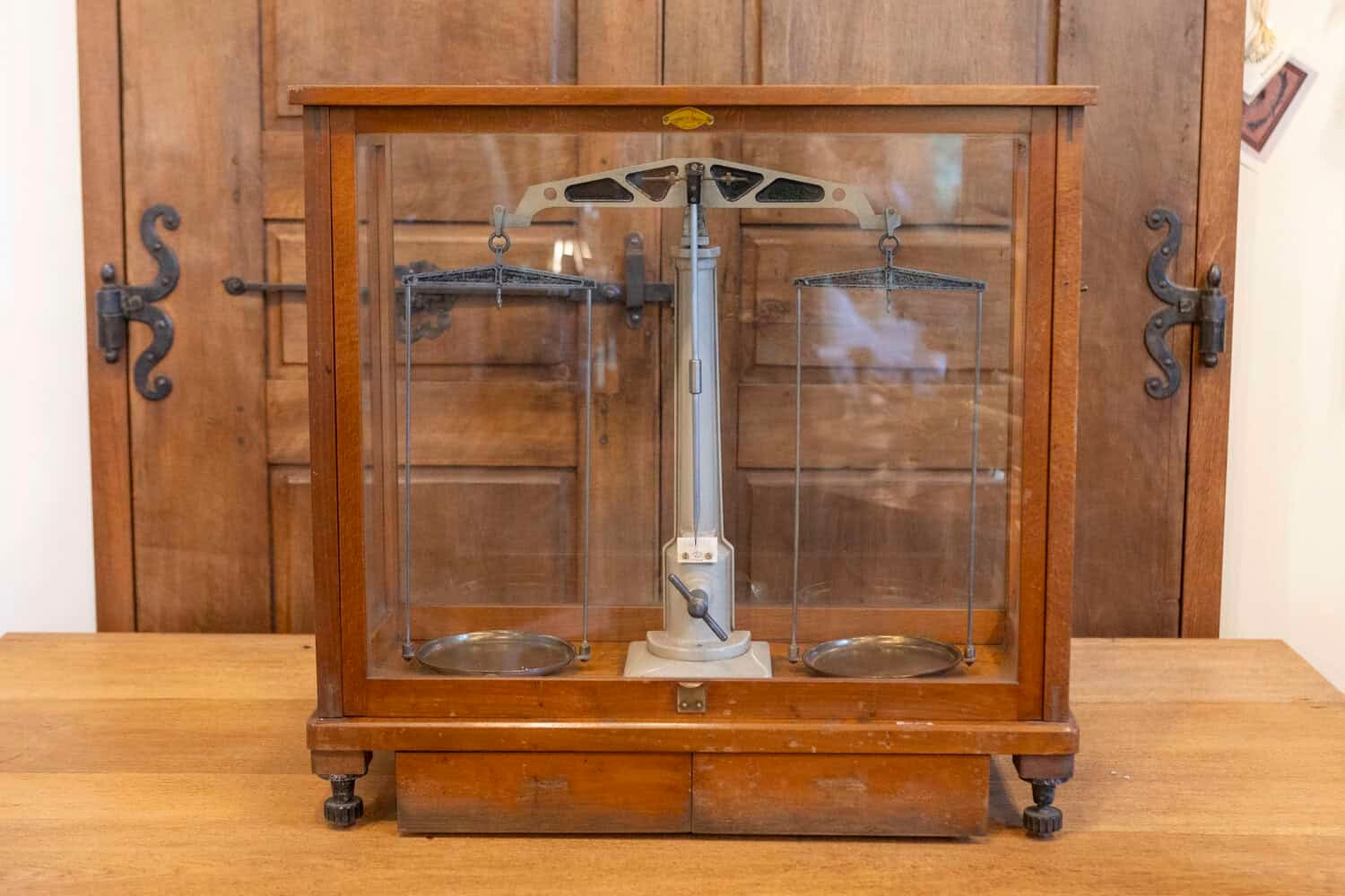 20th Century German Glass Case Scale - JAA