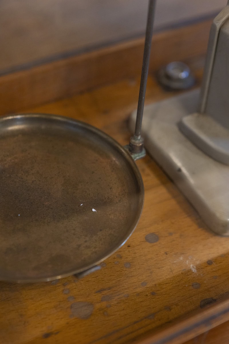 20th Century German Glass Case Scale - JAA