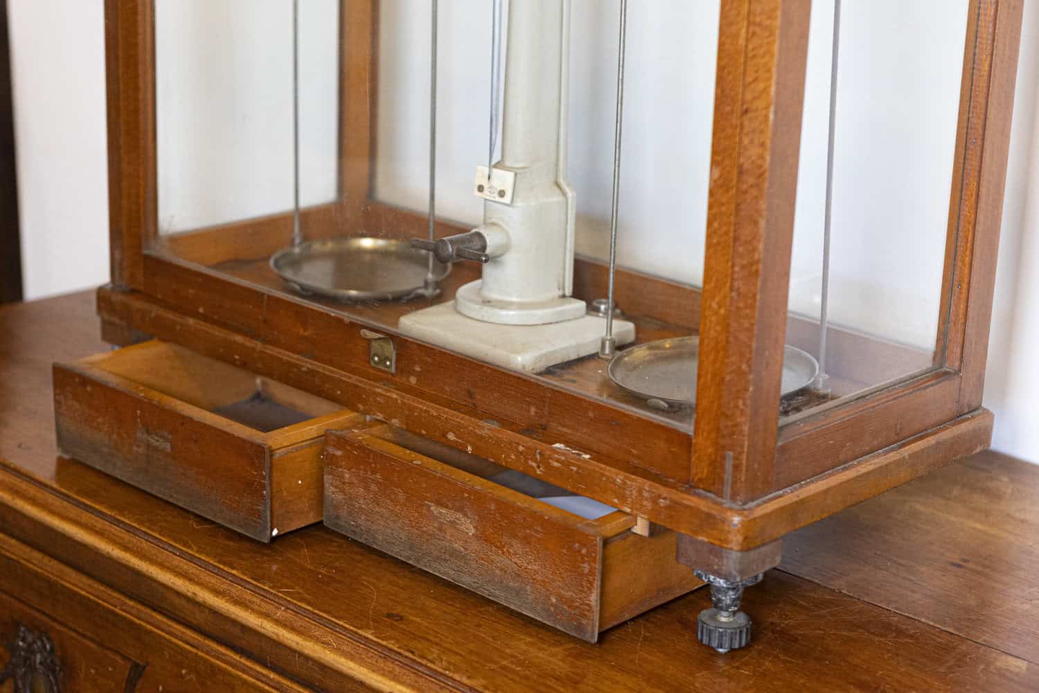 20th Century German Glass Case Scale - JAA
