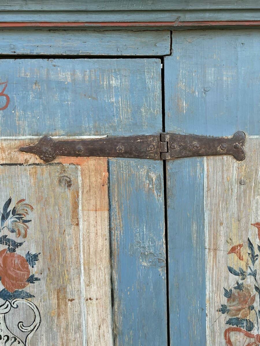 Painted Cupboard Dated 1793 - JAA