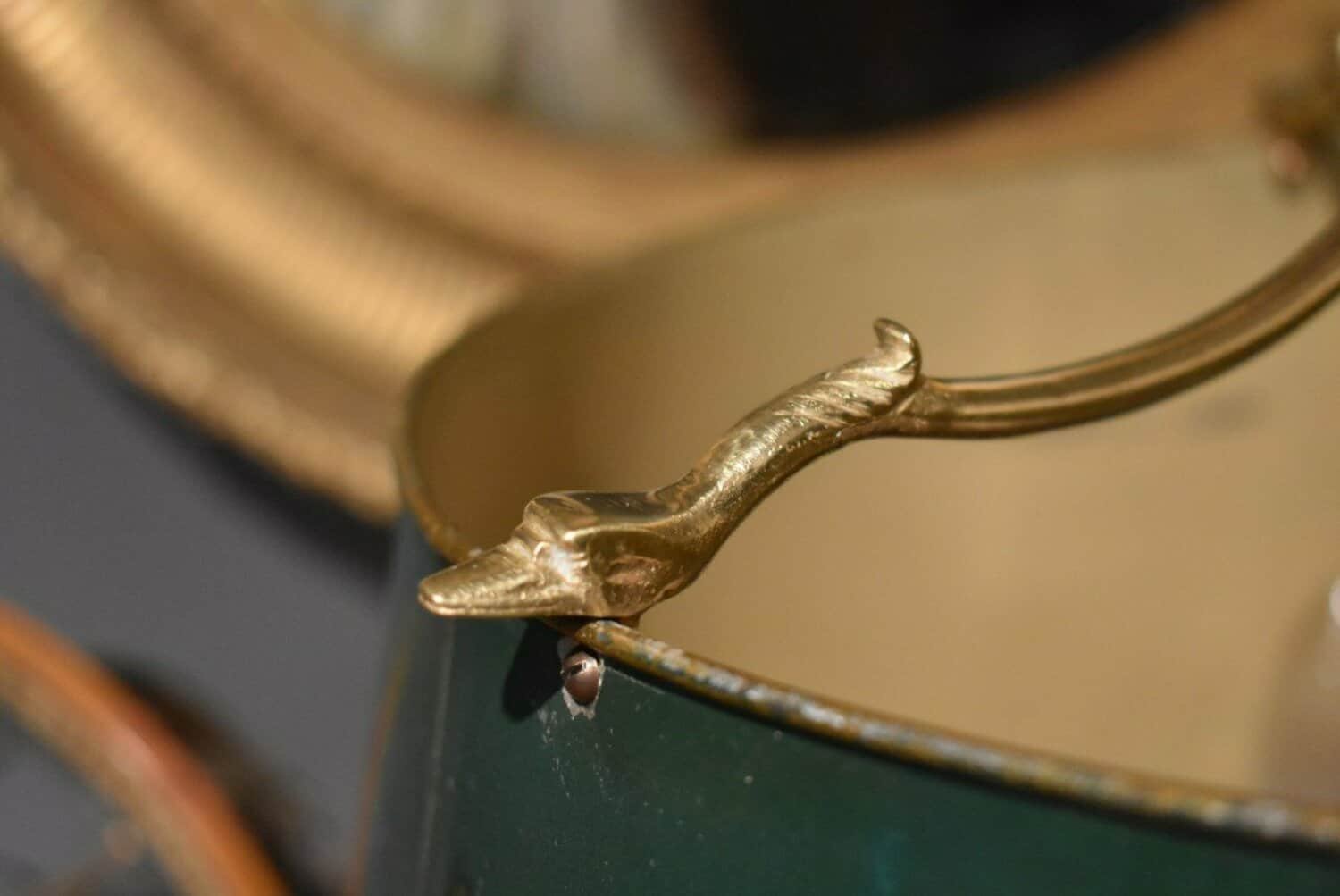 20th Century French Tole Lamp Circa 1900 - JAA