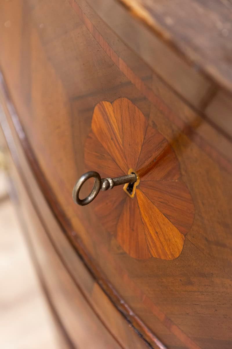Pair of 20th Century Italian Marble top Commodes Circa 1900 - JAA