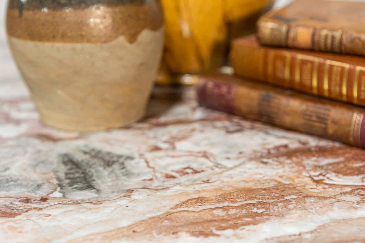 Pair of 20th Century Italian Marble top Commodes Circa 1900 - JAA