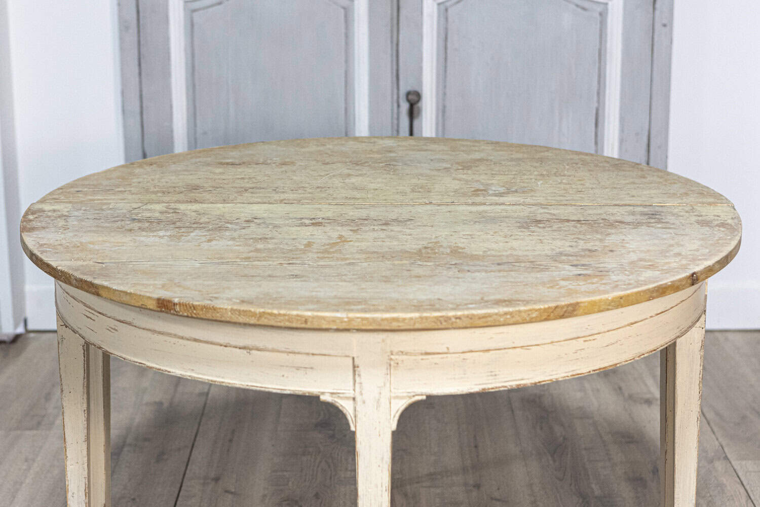 Pair of 19th Century Swedish Demi Lune Console Tables - JAA