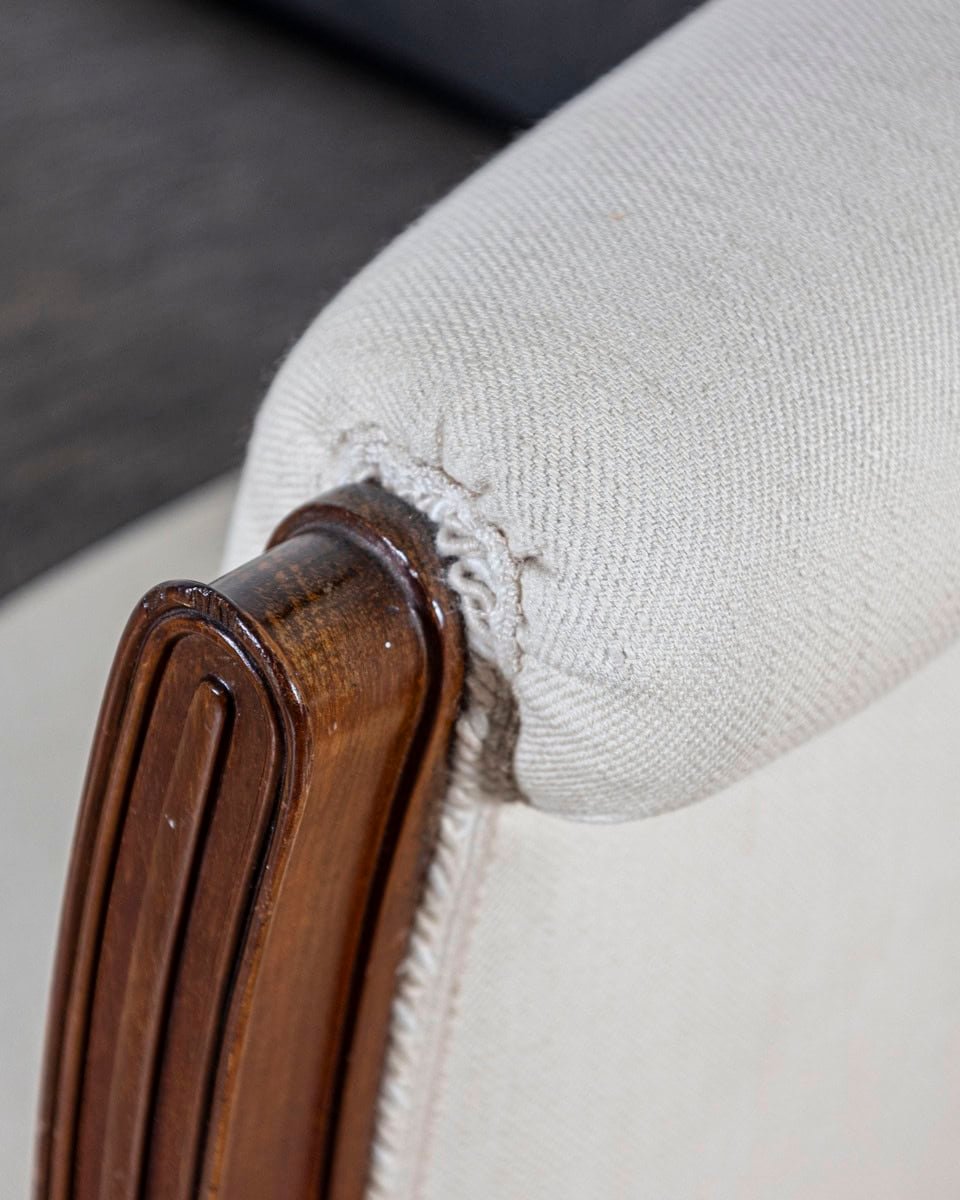 Italian Early 19th-Century Mahogany Sofa with Bronze Mounts - JAA