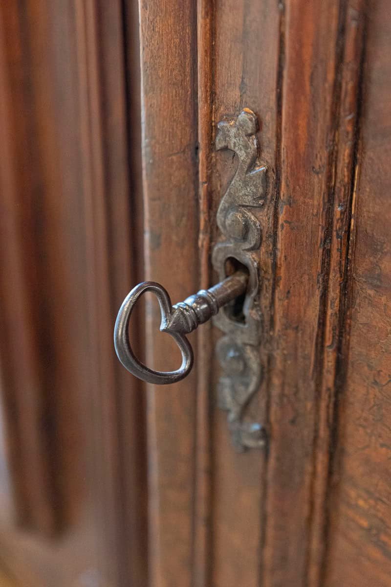 French Louis XV Period 18th Century Walnut Slant Front Secretary and Buffet - JAA