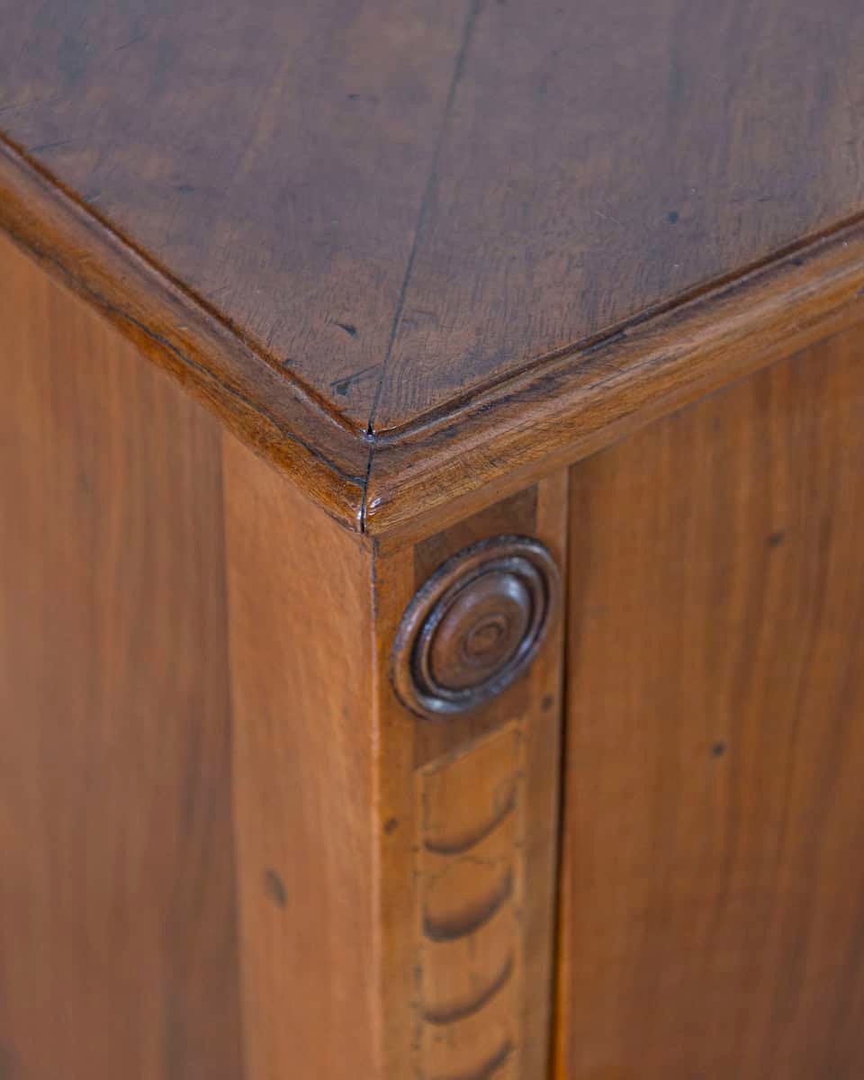 Louis XVI inlaid nightstand, Italy, early nineteenth century - JAA